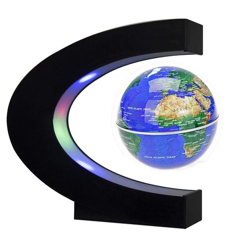 Floating globe with led lights - floating,